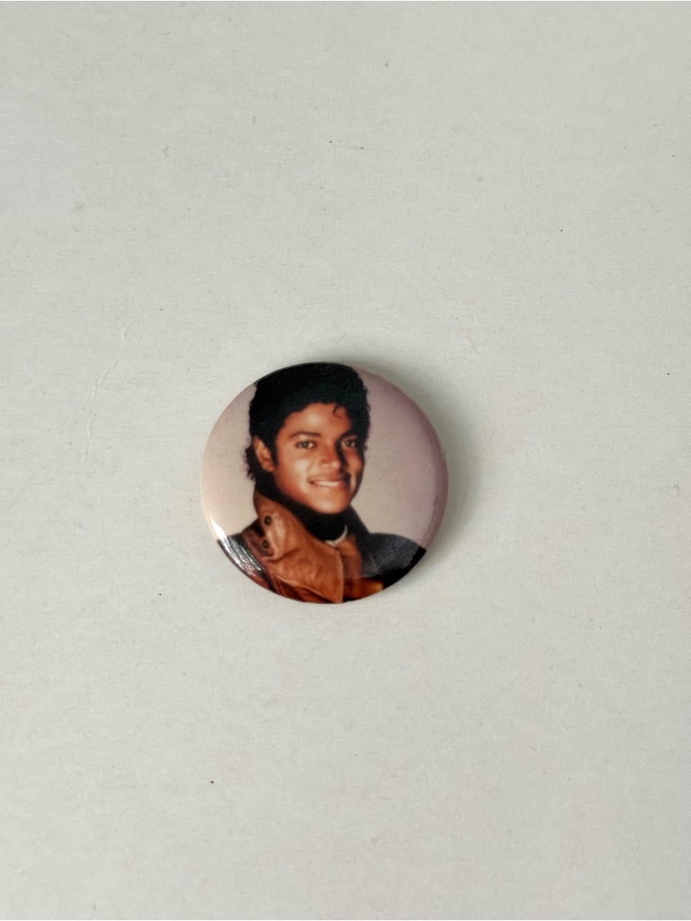 Vintage 1980s Michael Jackson Thriller Era Small Pin – Retro Music Memorabilia